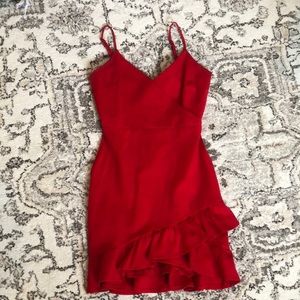Lulus red dress